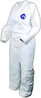 DuPont Tyvek 400 Disposable Protective Coverall With Open Wrists And Ankle White