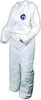 DuPont Tyvek 400 Disposable Protective Coverall With Open Wrists And Ankle White