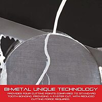 Starrett Intenss Bi-Metal Band Saw Blade with M42 HSS Cutting Edge