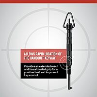 ASP Handcuff Keys for Police Restraints and Security Professionals S1 Handcuff Key Black