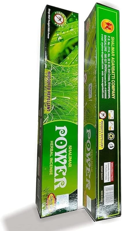 Shalimar Power Herbal Incense Sticks - Mosquito Repellent Perfumed Sticks