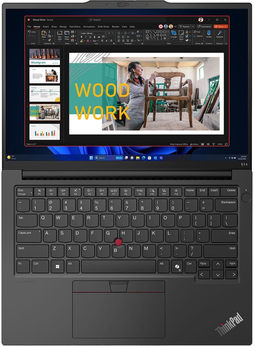 Lenovo ThinkPad E14 Gen 6 21M3000NUS 14" Notebook - WUXGA - AMD Ryzen 5 7535U - 16 GB - 256 GB SSD - English Keyboard - Black
