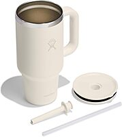HYDRO FLASK Travel Tumbler with Handle, Lid and Straw - Insulated Stainless Steel