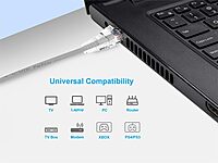 Monoprice SlimRun Cat6 UTP Ethernet Patch Cable 28AWG 550MHz Snagless