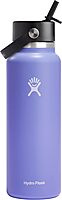 HYDRO FLASK Wide Mouth Flex Straw Cap Bottle - Insulated Stainless Steel