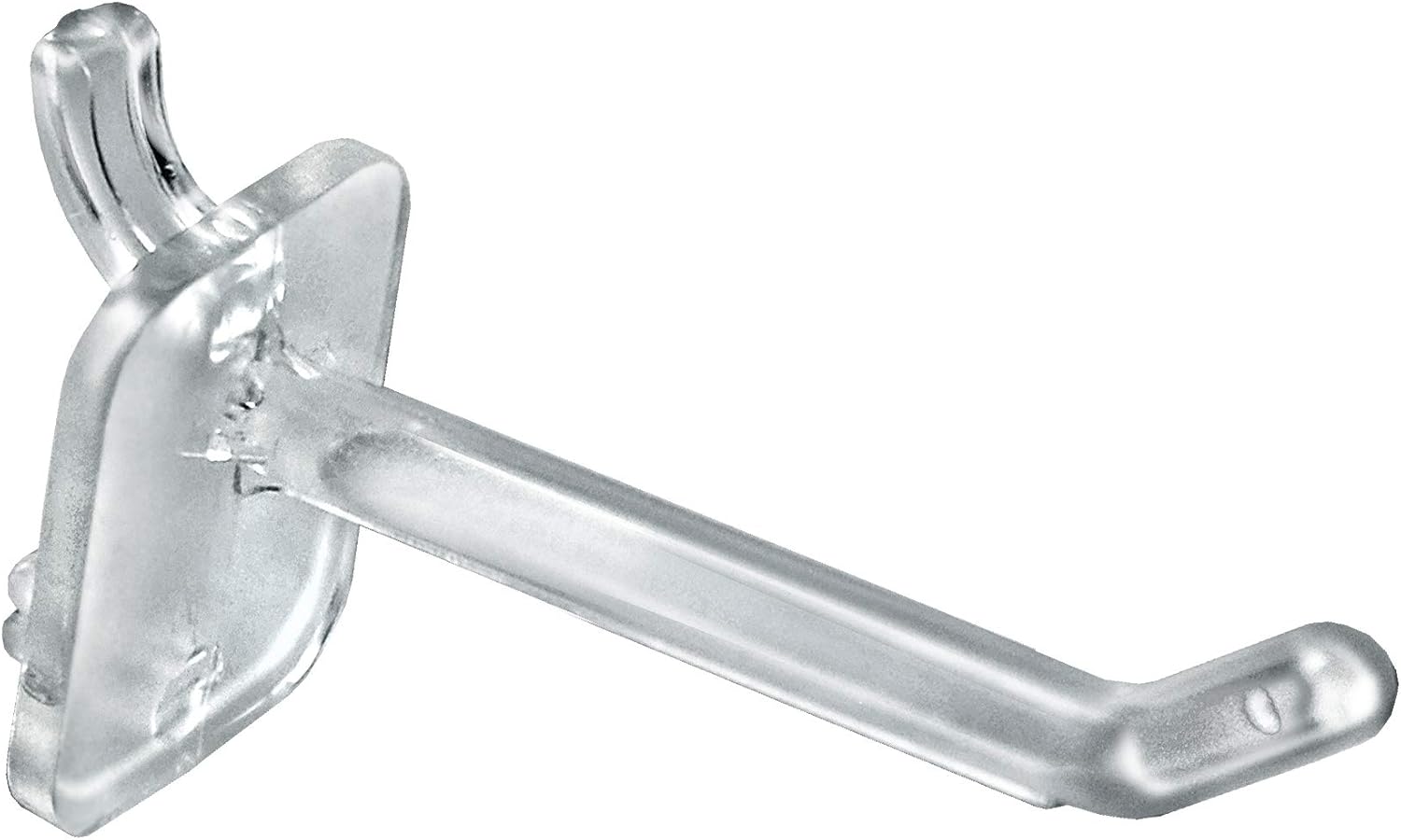 Azar Displays Lexan Locking Pegboard Hooks - Pack of 50