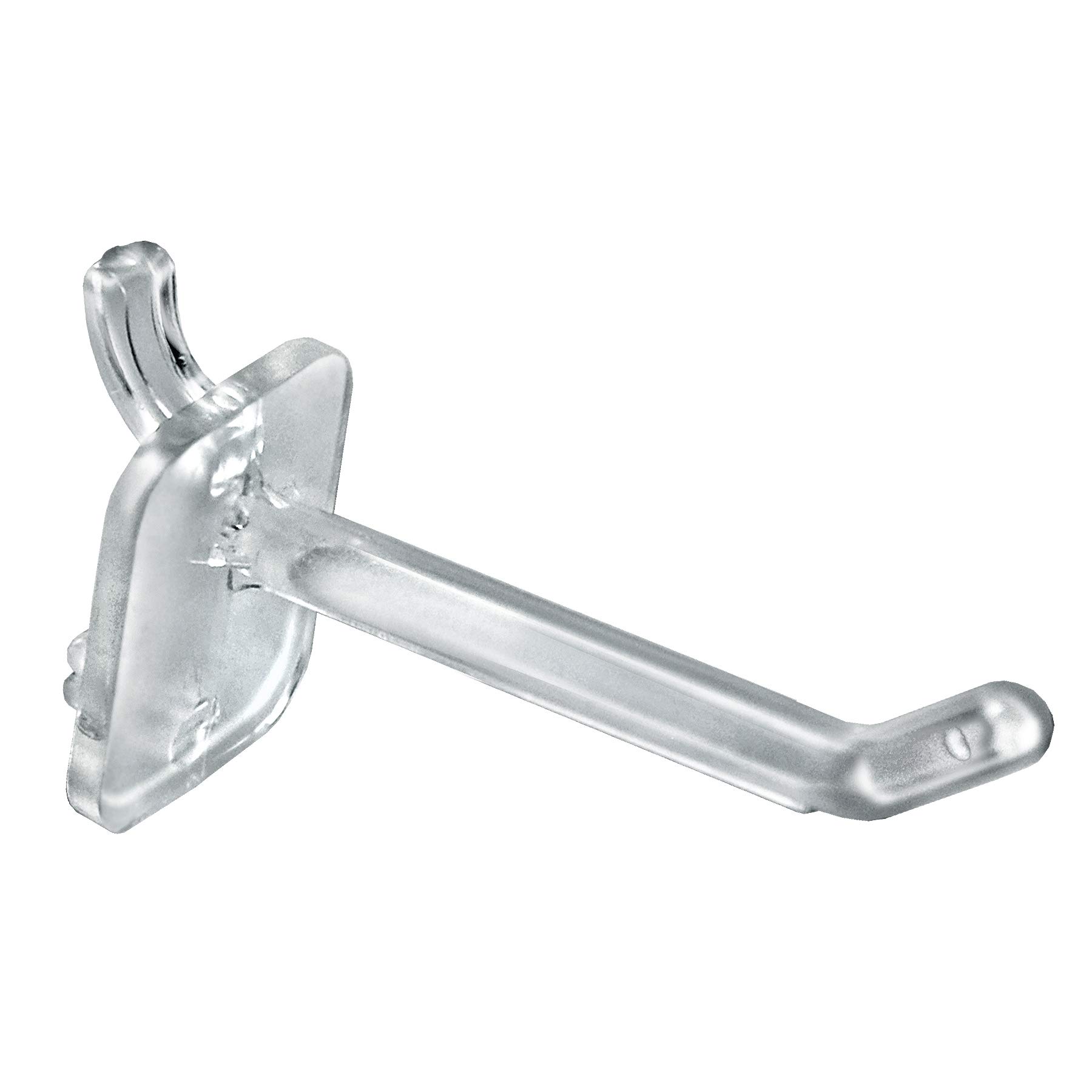 Azar Displays Lexan Locking Pegboard Hooks - Pack of 50