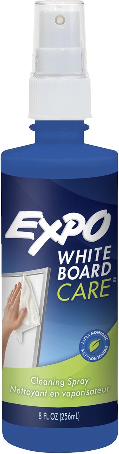 EXPO Dry Erase Whiteboard Cleaning Spray 8 oz. Standard Less than 10 ounces