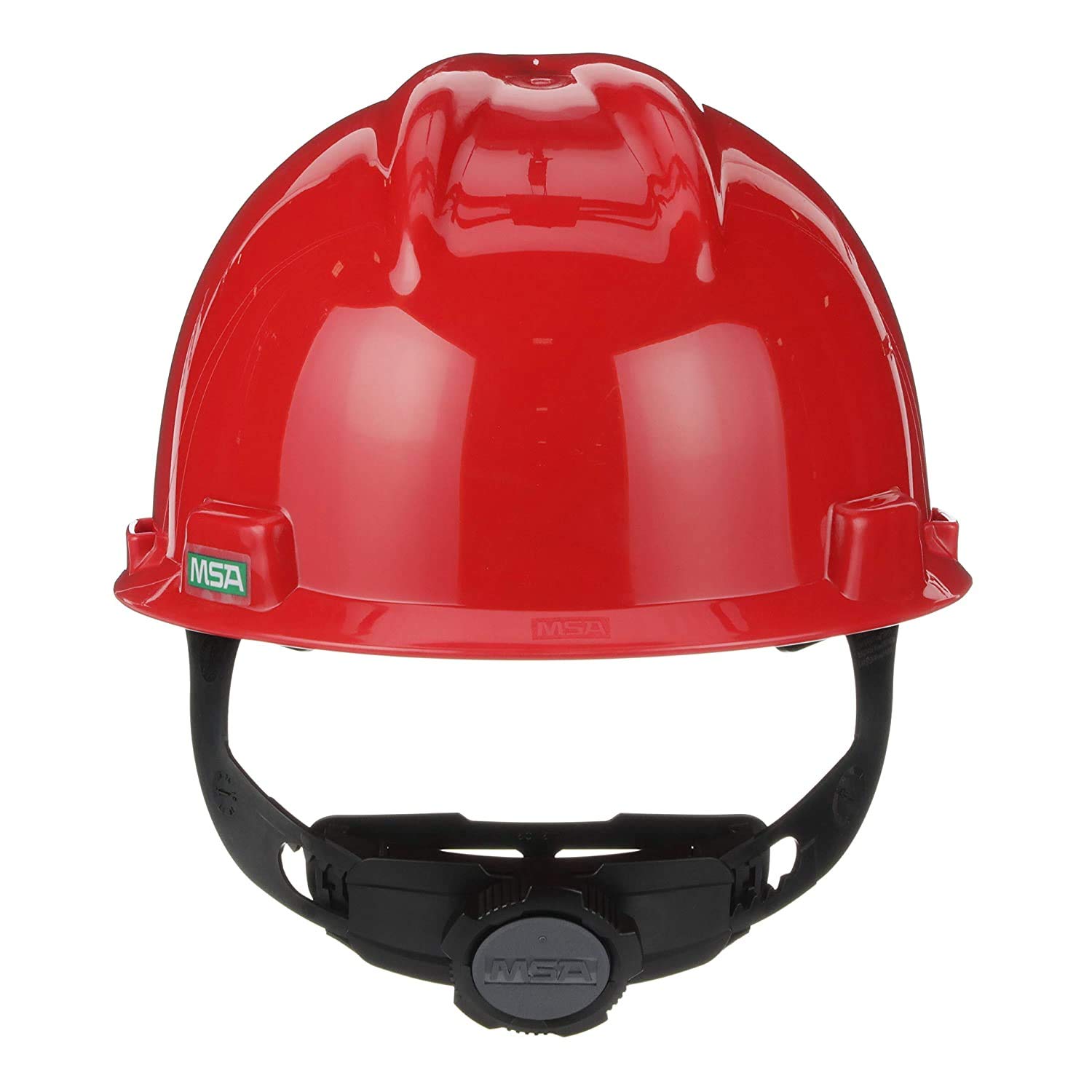 MSA 475363 V-Gard Cap Style Safety Hard Hat With Fas-Trac III Ratchet Suspension | Polyethylene Shell