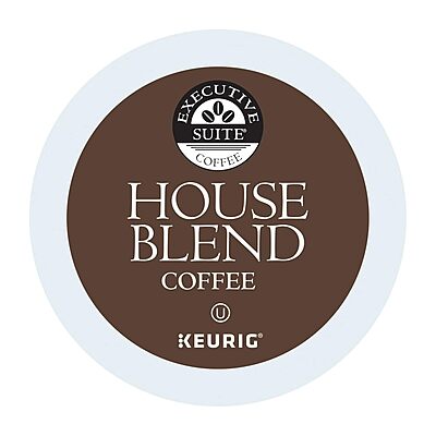 Executive Suite House Blend Coffee Pods for Keurig K-Cup Brewers, Box of 70 Pods
