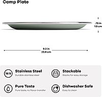 Hydro Flask Camp - Camping Outdoor Kitchen Insulated Dinnerware Cookware Plate Birch
