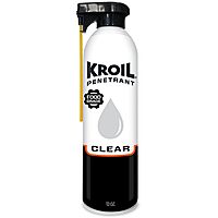 Kroil Clear Food Grade Penetrating Oil SprayTech 360° Nozzle & Straw (Aerosol Spray-13oz Can-Single) | Odorless Non-Staining