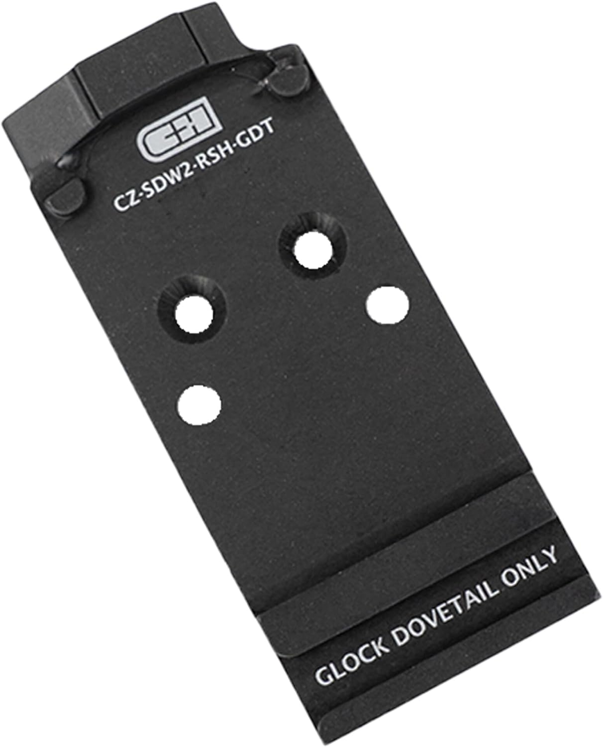 C+H Precision Red Dot Mounting Plate | Compatible with CZ Shadow 2 Optics Ready Models and Compatible with Trijicon RMR/SRO