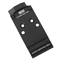 C+H Precision Red Dot Mounting Plate | Compatible with CZ Shadow 2 Optics Ready Models and Compatible with Trijicon RMR/SRO