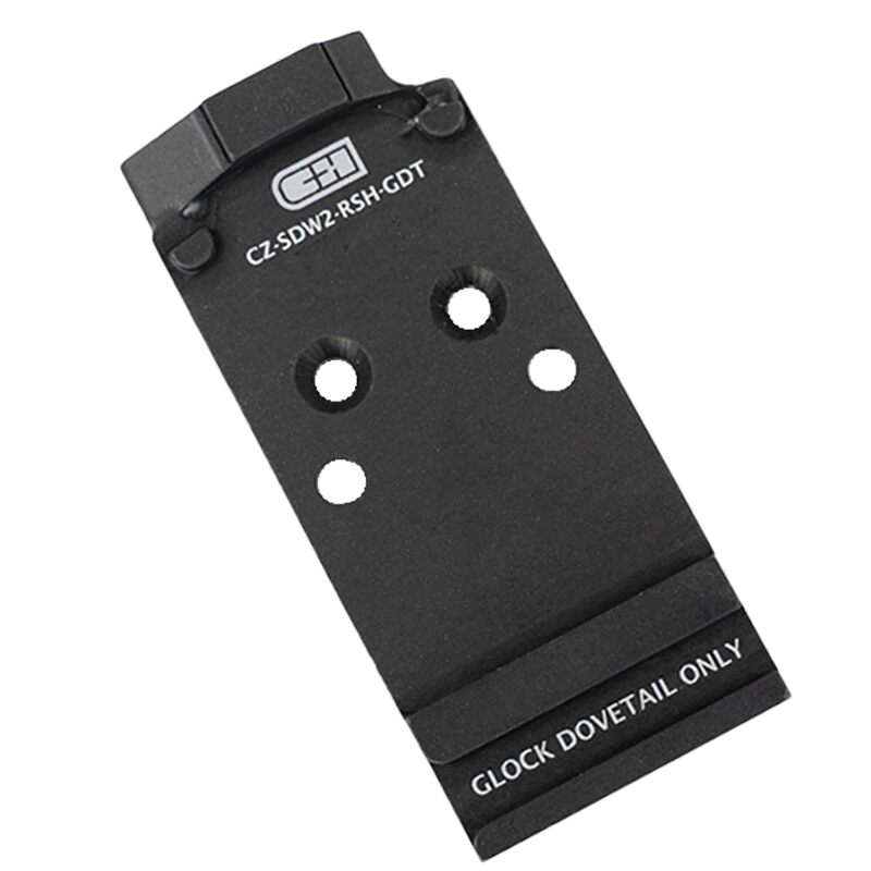 C+H Precision Red Dot Mounting Plate | Compatible with CZ Shadow 2 Optics Ready Models and Compatible with Trijicon RMR/SRO