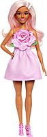 Barbie Fashionistas Doll in Strapless Rose Dress #238