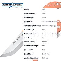 COLD STEEL Finn Wolf Folding Hunting & Camp Knife