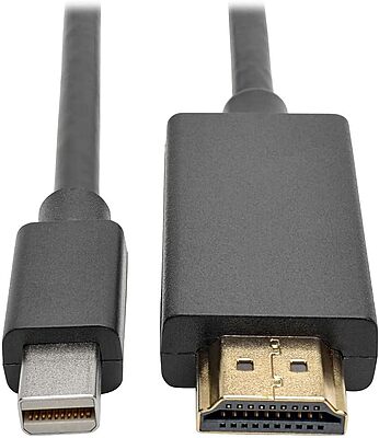 Tripp Lite Mini Displayport to HDMI Adapter Converter Cable MDP-HDMI, 1080p, (M/M), 3ft (P586-003-HDMI)