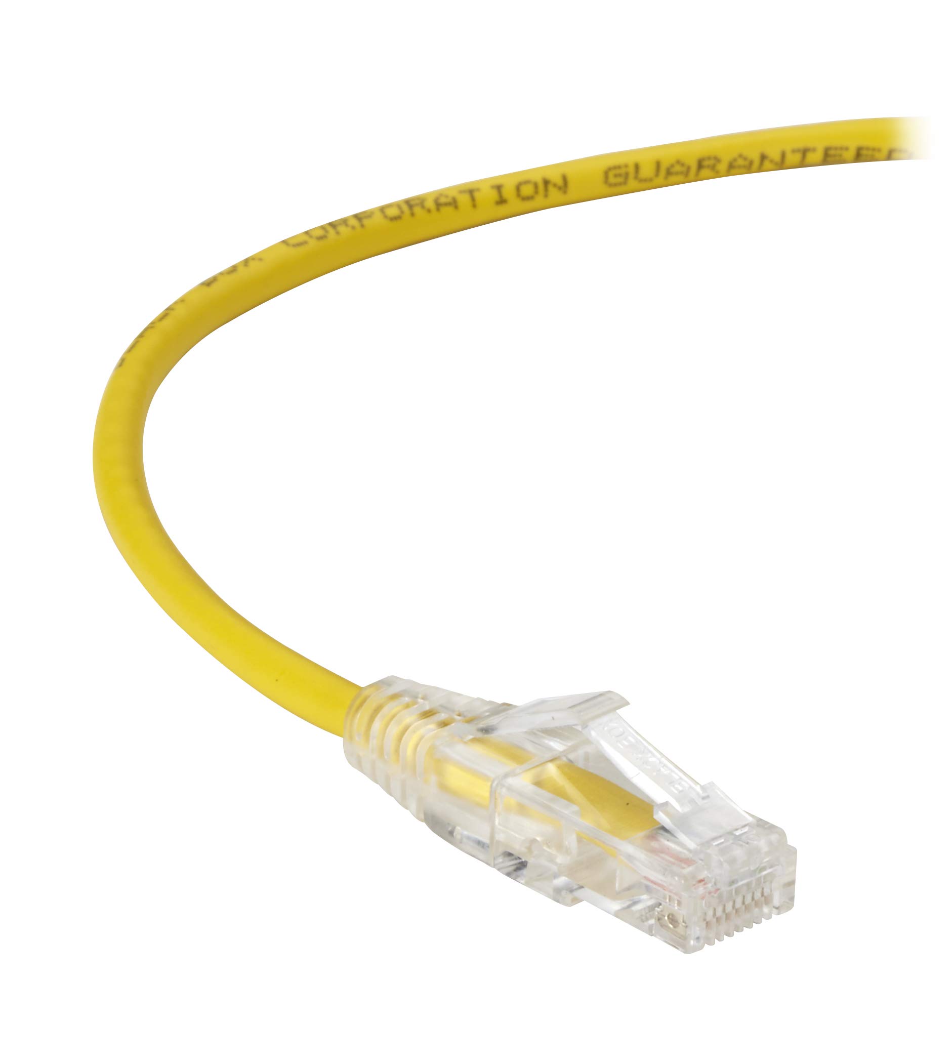 Black Box Network Services 3Ft Yellow Cat6a Slim 28Awg Pat