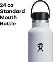 Hydro Flask Standard Mouth Insulated Stainless Steel Water Bottle with Flex Cap