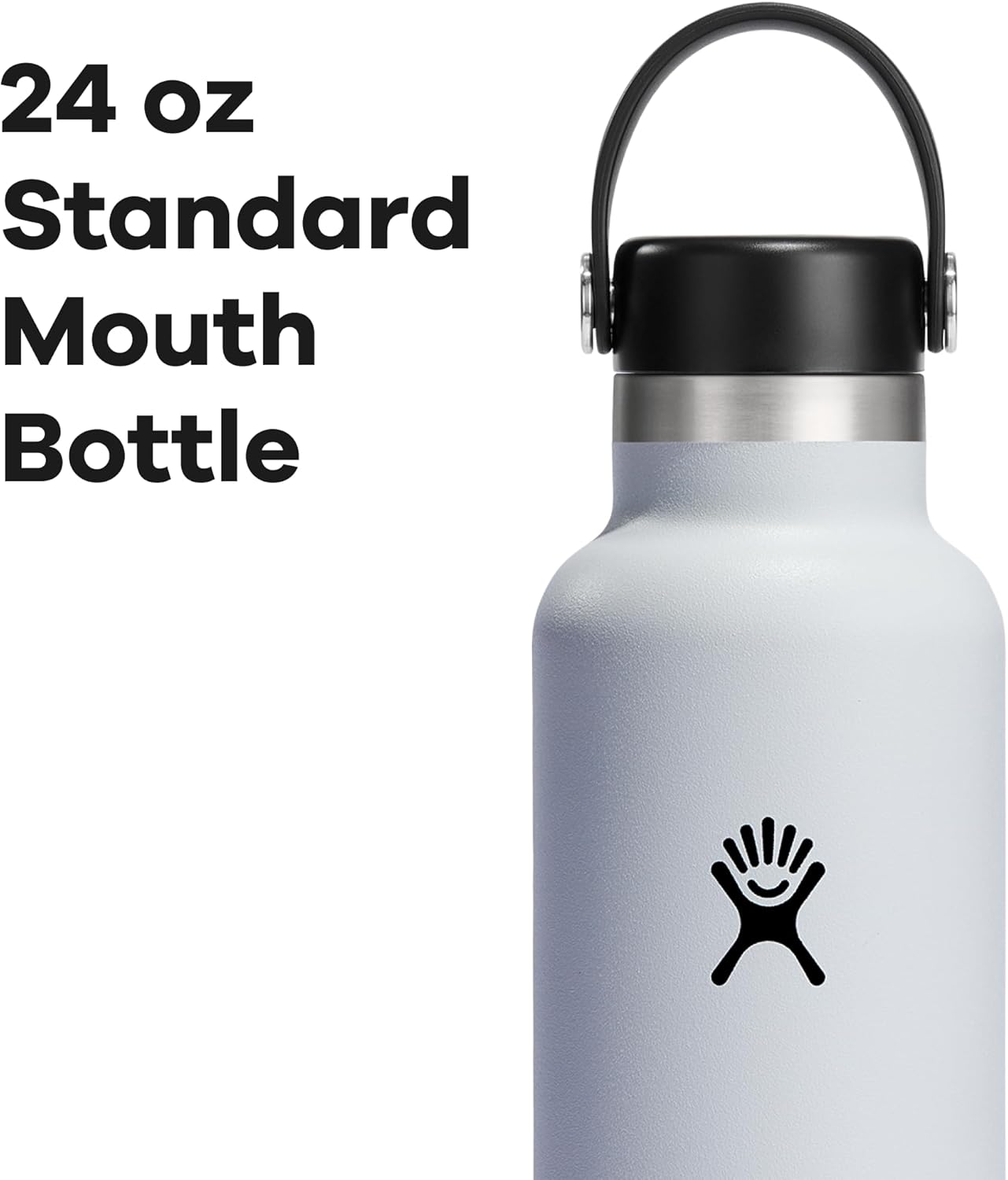 Hydro Flask Standard Mouth Insulated Stainless Steel Water Bottle with Flex Cap