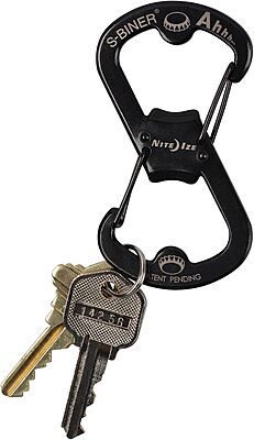 Nite Ize S-Biner Ahhh Dual-Function Carabiner and Bottle Opener