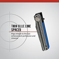 ASP Police Duty Knife (PDK) Slim Folder, AUS-8 Drop Point Folding Knife