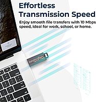 32GB DataStick Pro by Centon, 10 Pack, USB 2.0 Flash Drive Memory Stick for Storage and Backup