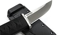 Cold Steel Kyoto II 3-3/8" Durable Compact 8Cr13MoV Stainless Steel Fixed Blade Drop Point Outdoor Hunting Utility Knife