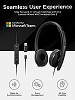 LENOVO Teams Certified Headset - Wired & Wireless