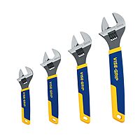 IRWIN VISE-GRIP Adjustable Wrench Set, SAE/MM, 4-Piece (2078706)