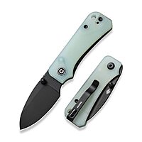 CIVIVI Baby Banter Pocket Knife for EDC, Ben Petersen Folding Knife with 2.34 in Nitro V Steel Blade G10 Handle, Titanium Thumb Stud Opener C19068S-8 (Natural)