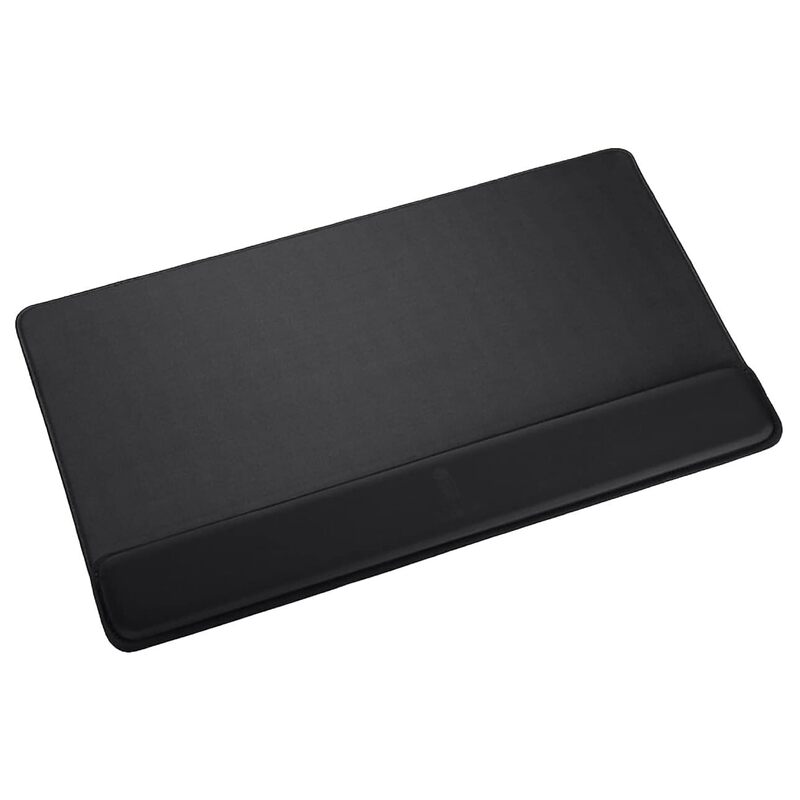 OTM Essentials 22" Foam Keyboard Wrist Rest, Non-Slip Base, Lycra Exterior, Foam Padding Interior, Optimum Wrist Support, Black