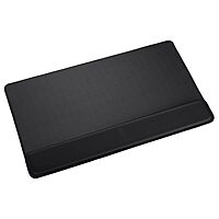 OTM Essentials 22" Foam Keyboard Wrist Rest, Non-Slip Base, Lycra Exterior, Foam Padding Interior, Optimum Wrist Support, Black