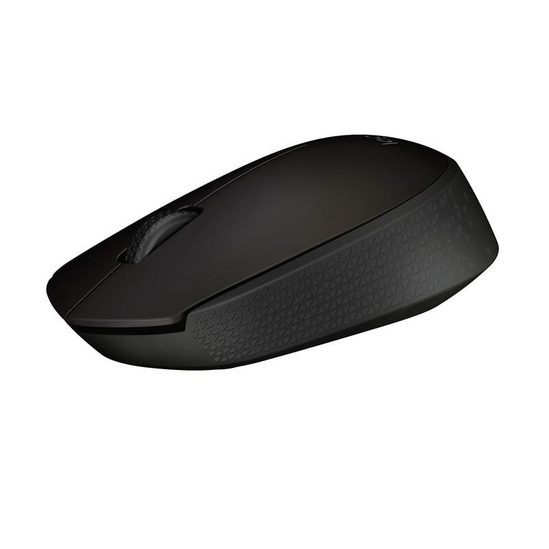 Logitech B170 Wireless Mouse, 2.4 GHz with USB Nano Receiver, Optical Tracking, 12-Months Battery Life, Ambidextrous, PC/Mac/Laptop - Black