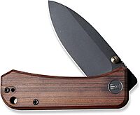 We Knife Banter WE2004K – Thumb Stud Folding Knife, CPM S35VN, Wood Handle