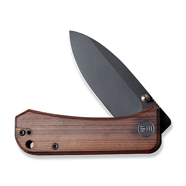 We Knife Banter WE2004K – Thumb Stud Folding Knife, CPM S35VN, Wood Handle