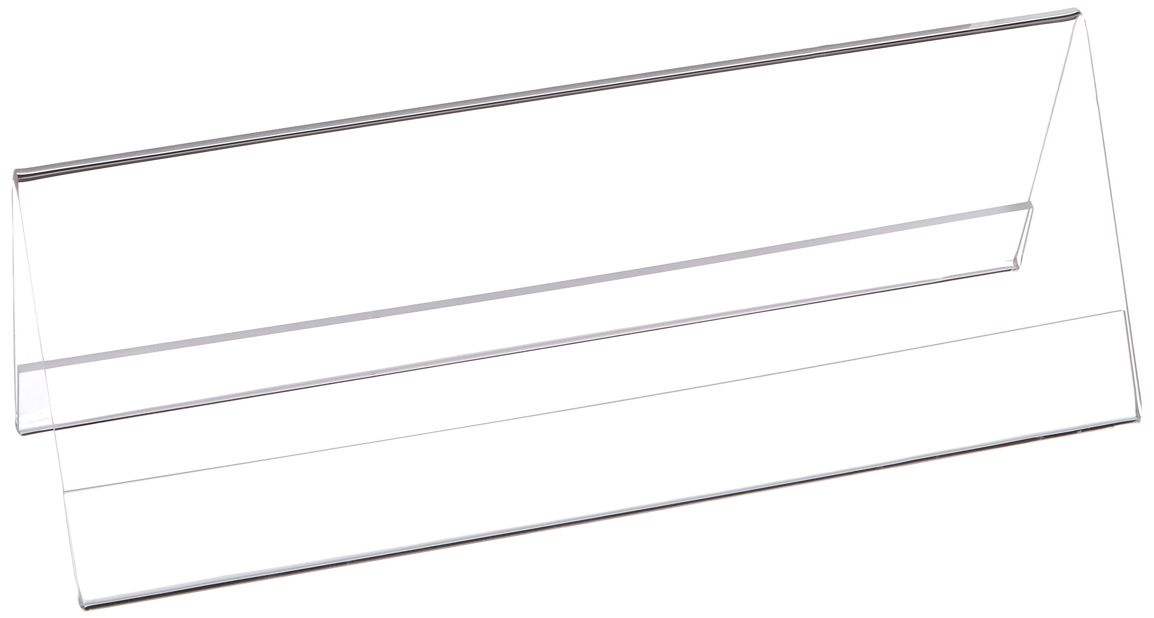 Azar Displays Acrylic Two-Sided Nameplates (Pack of 10)