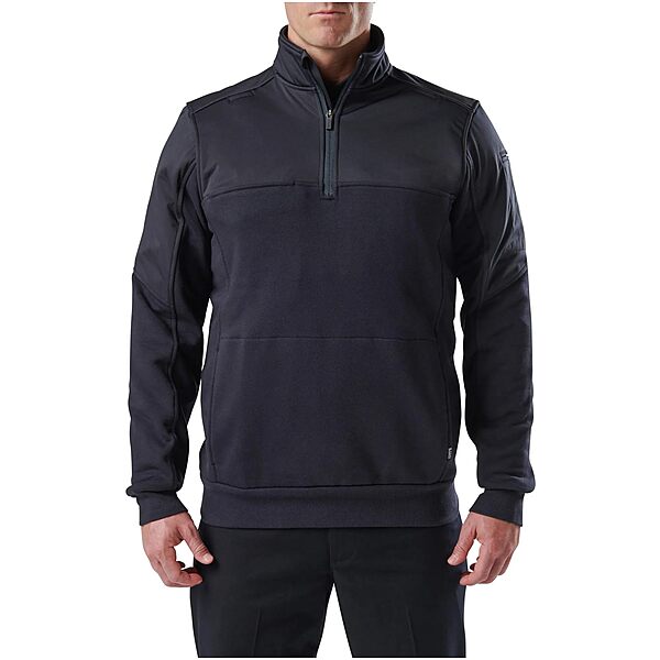 5.11 Tactical Men's Water-Repellent Job Shirt 2.0, Quarter Zip Long Sleeve, Style 72537