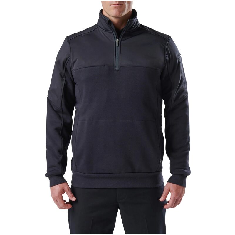 5.11 Tactical Men's Water-Repellent Job Shirt 2.0, Quarter Zip Long Sleeve, Style 72537