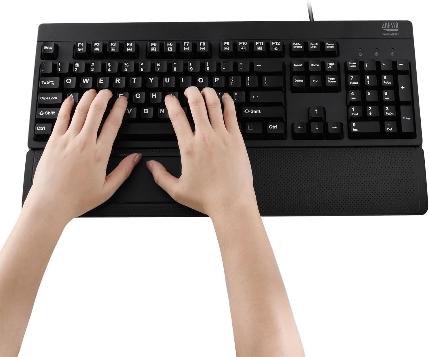 iMouse T60 2.4GHz USB Wireless Touchpad with Armrest, Ergonomic Design, Built-in Multiple Gesture Controls