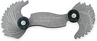 Mitutoyo 188-151 4-42tpi 0.4-7mm Pitch Gage W/51 Leaves