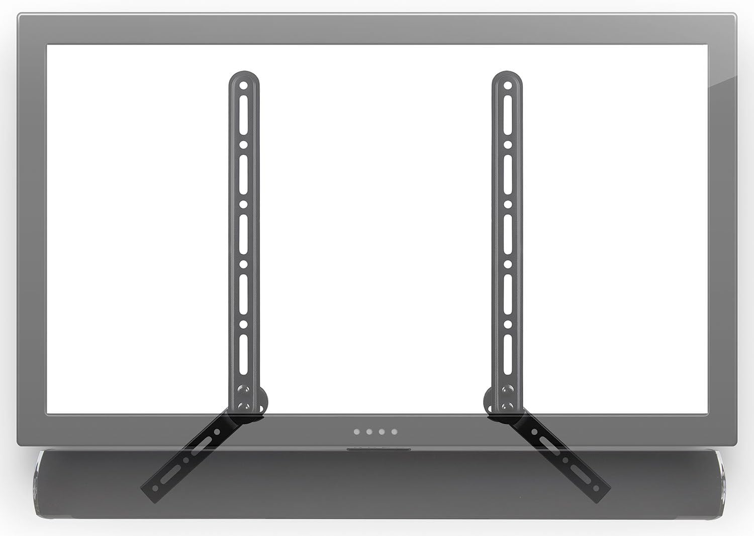 Mount-It! Soundbar Bracket Universal Sound Bar TV Mount for Mounting Above or Under TV, Fits Sonos, Samsung, Sony, Vizio