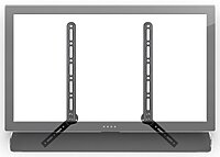 Mount-It! Soundbar Bracket Universal Sound Bar TV Mount for Mounting Above or Under TV, Fits Sonos, Samsung, Sony, Vizio