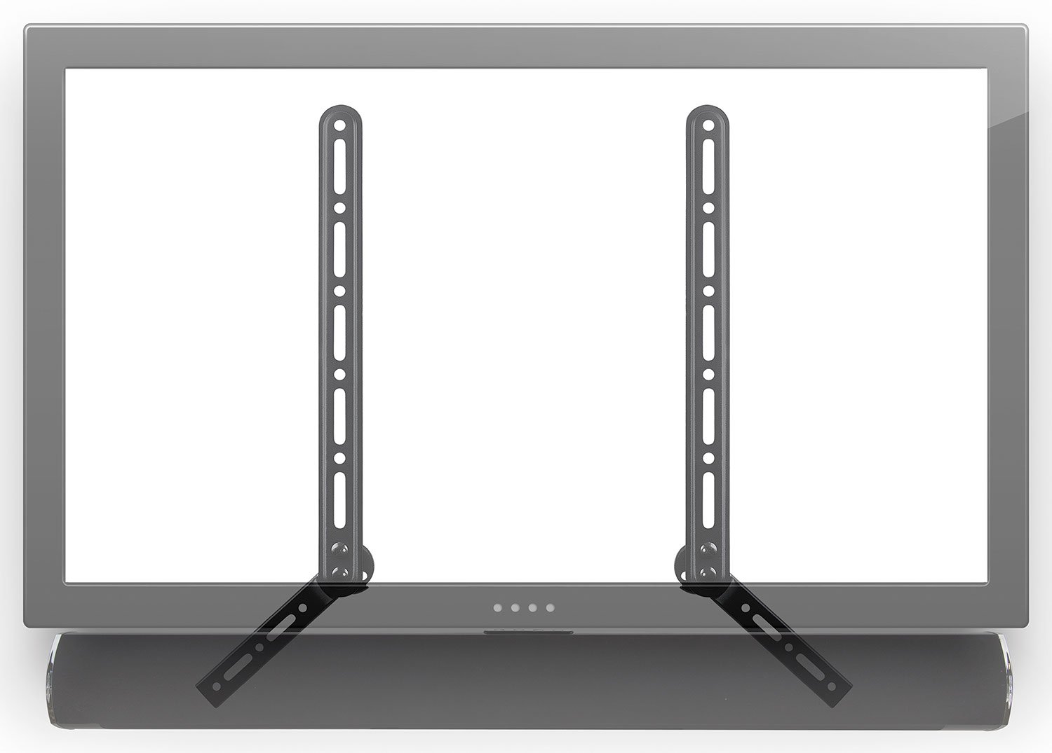 Mount-It! Soundbar Bracket Universal Sound Bar TV Mount for Mounting Above or Under TV, Fits Sonos, Samsung, Sony, Vizio