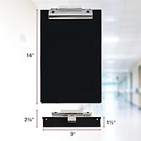 SAUNDERS Cruiser-Mate Aluminum Storage Clipboard with Dual Compartments