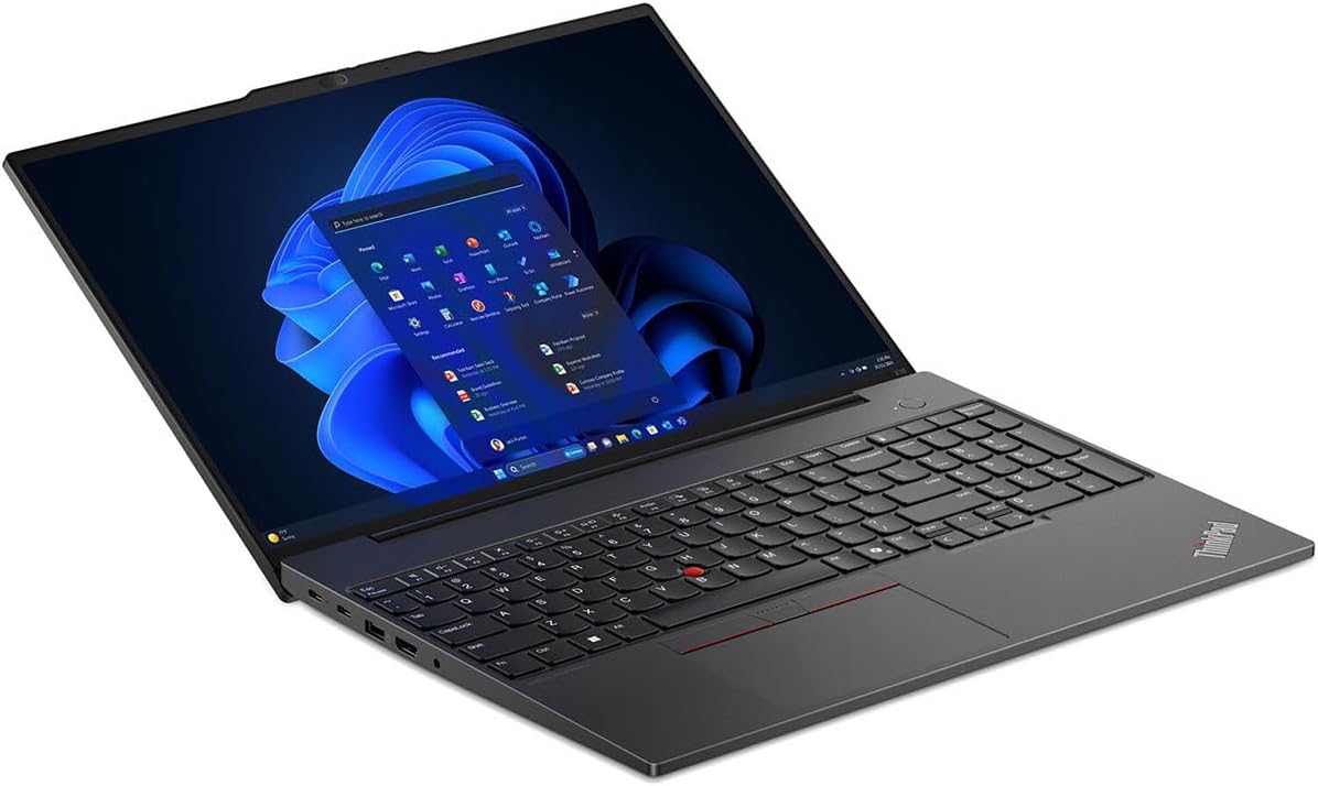 Lenovo ThinkPad E16 Gen 2 21M5000GUS 16" Notebook - WUXGA - AMD Ryzen 5 7535U - 16 GB - 256 GB SSD - English Keyboard - Black