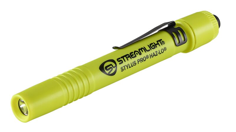 Streamlight 66300 Stylus Pro HAZ-LO 105-Lumen Intrinsically Safe Penlight with Alkaline Batteries