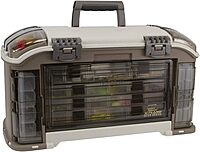 Plano Angled 787 Guide Series Stowaway Tackle System- Includes 7 Stowaways, Fishing Tackle Storage, Premium Tackle Storage