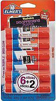 Elmer's Disappearing Purple School Glue Sticks, 0.21 oz Each, 8 Sticks per Pack (E1591)